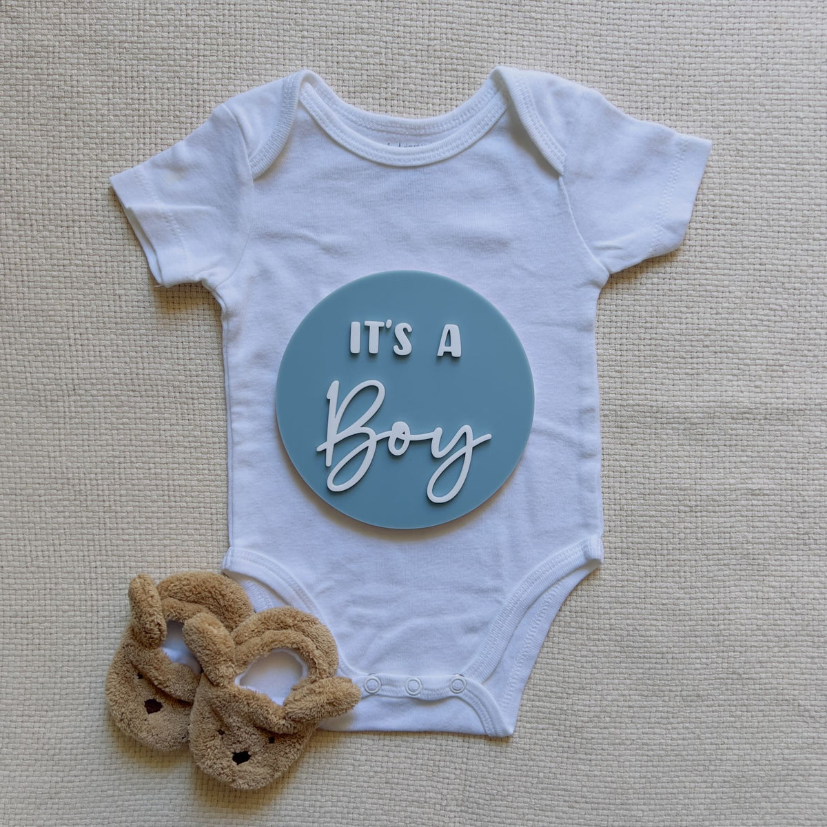 It&#39;s a Girl, It&#39;s a Boy - Double Sided Announcement Plaque