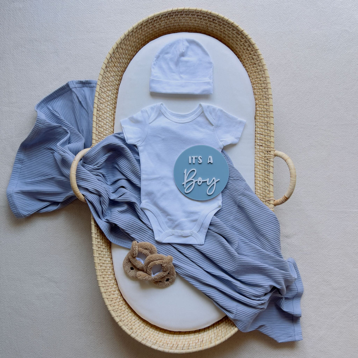 It&#39;s a Girl, It&#39;s a Boy - Double Sided Announcement Plaque