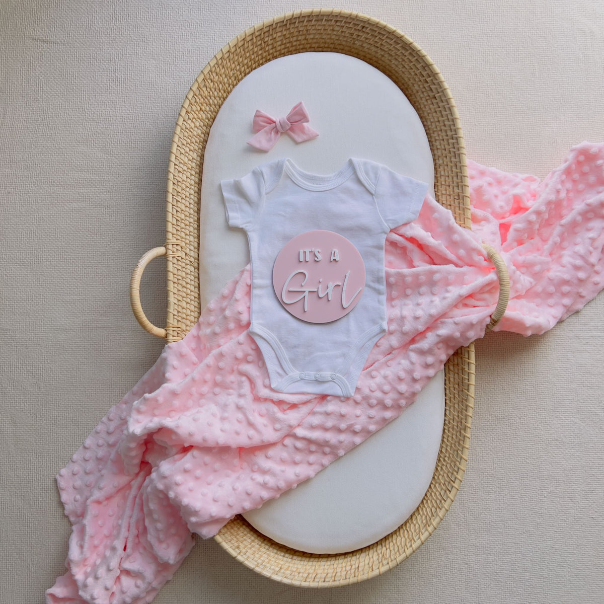 It&#39;s a Girl, It&#39;s a Boy - Double Sided Announcement Plaque