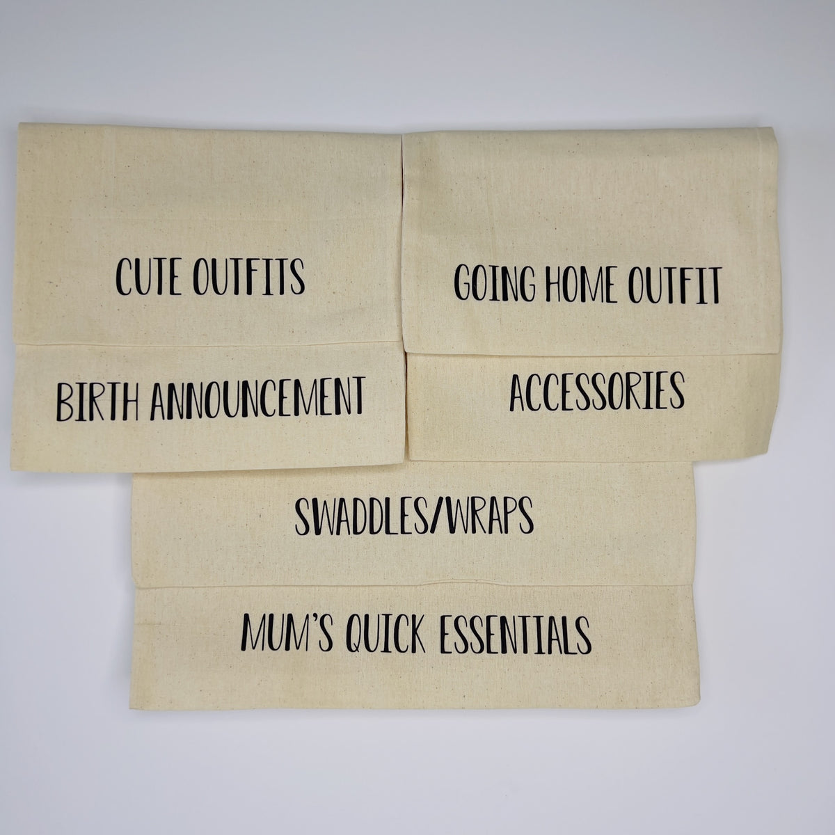 Hospital Bag Organiser - Organise Your Stay - Set of 6