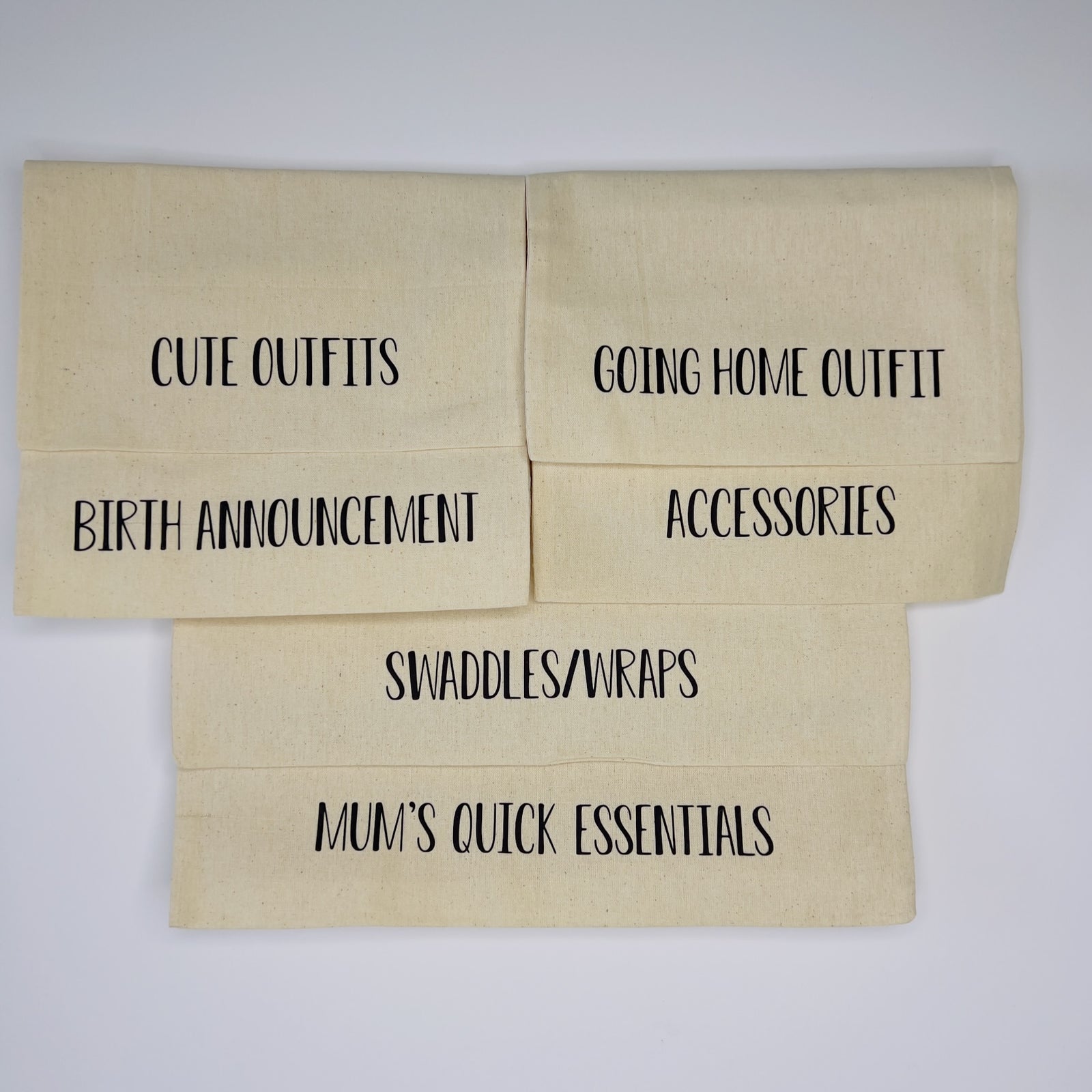 Hospital Bag Organiser - Organise Your Stay - Set of 6